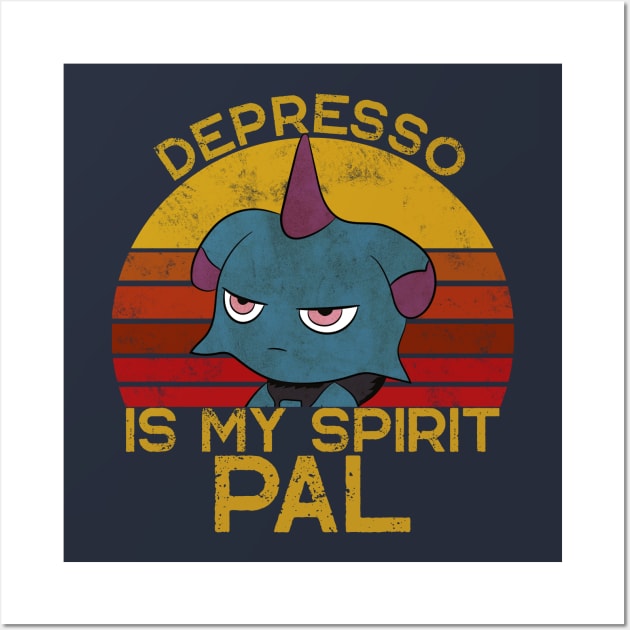 Despresso is My Spirit Pal - Vintage Wall Art by Polomaker